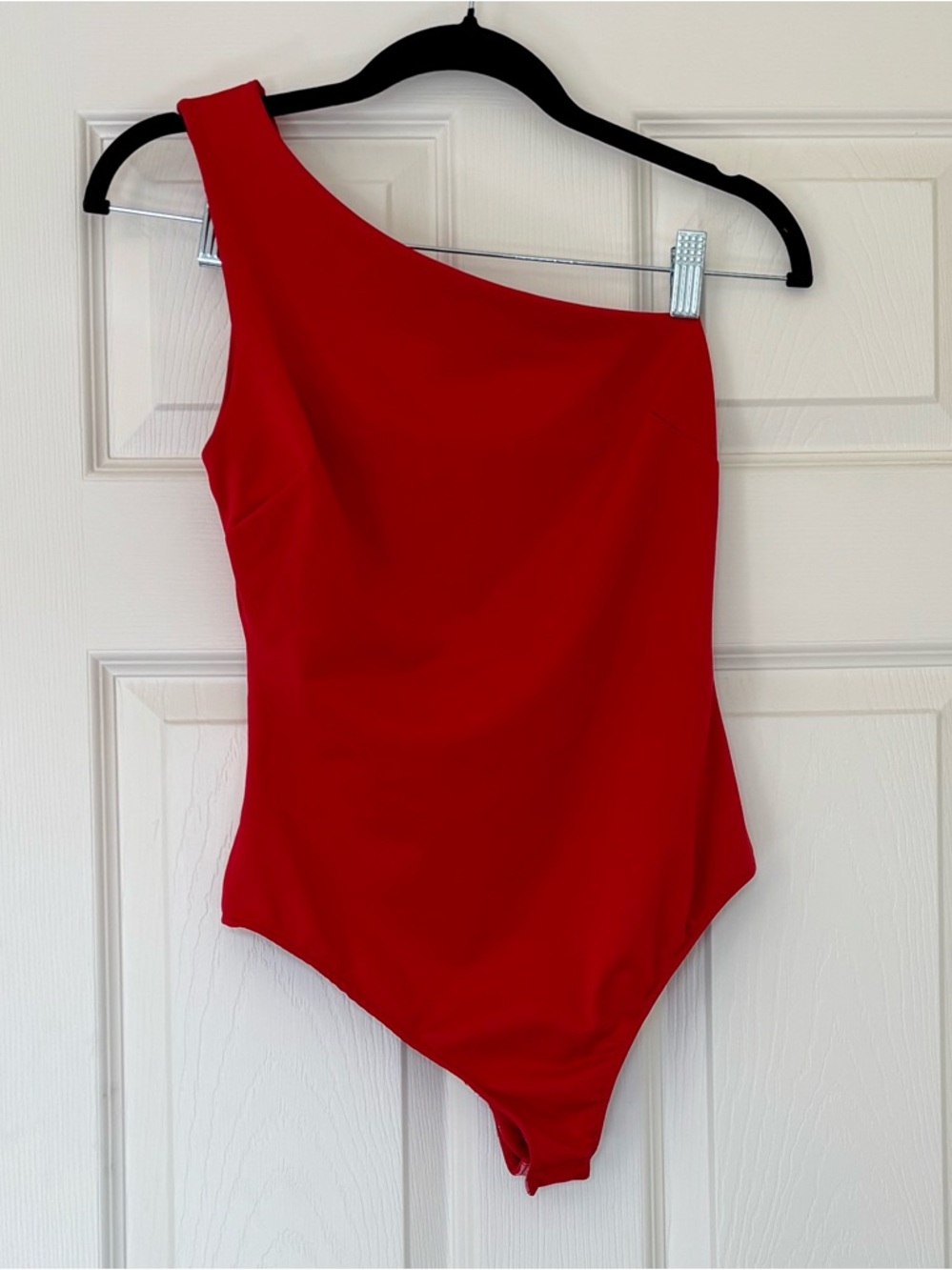 Free People Intimately One Shoulder Bodysuit with Snap Closure